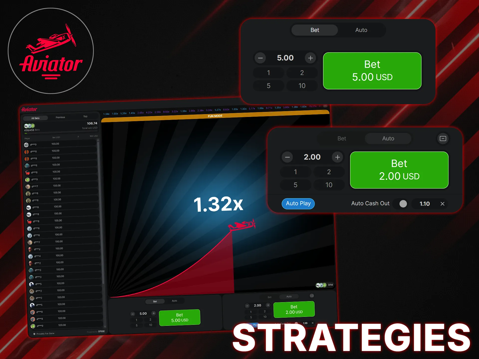 Follow a few simple rules to increase your chances of winning at Aviator.
