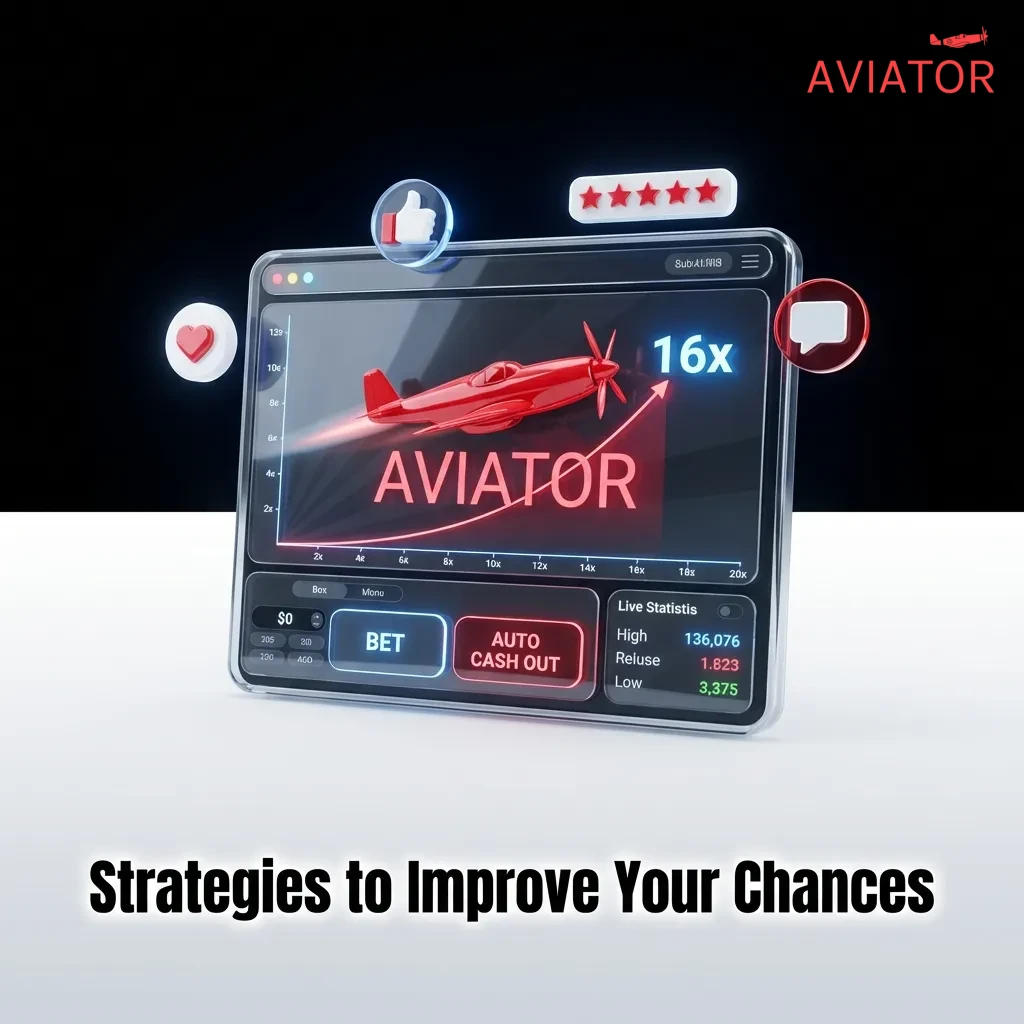 Aviator game strategies diagram showing early cash-out, two-bet approach, and bankroll management techniques