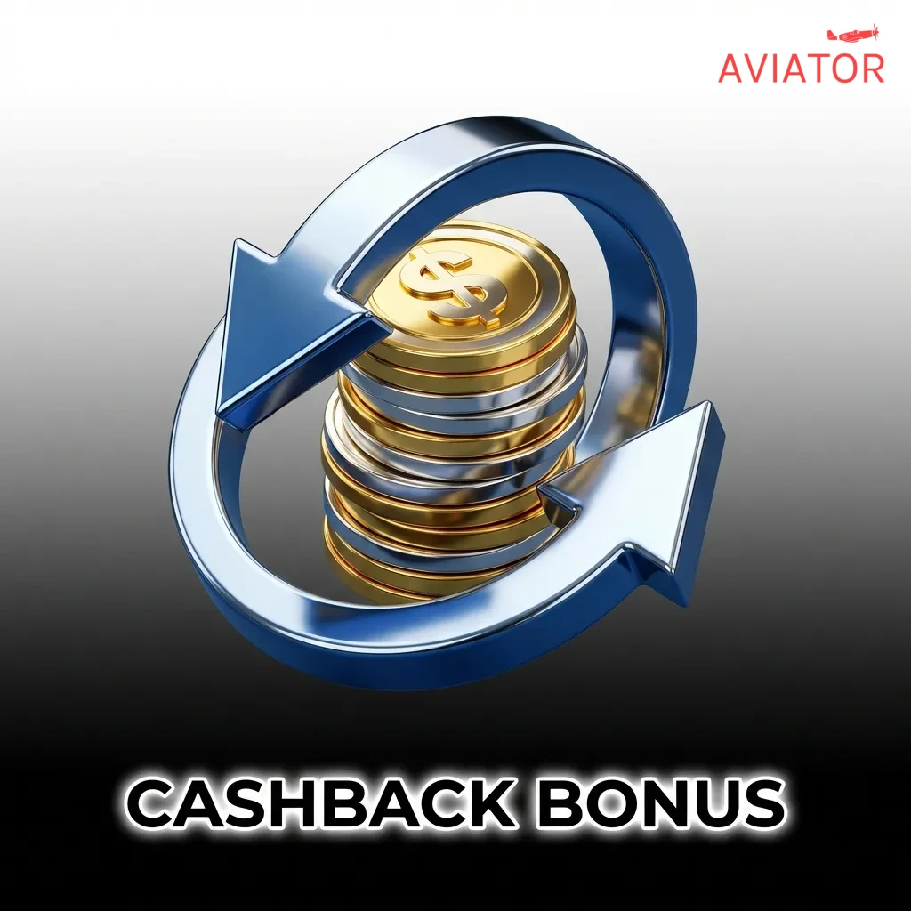 Players receiving cashback bonus percentage on Aviator game losses to continue playing