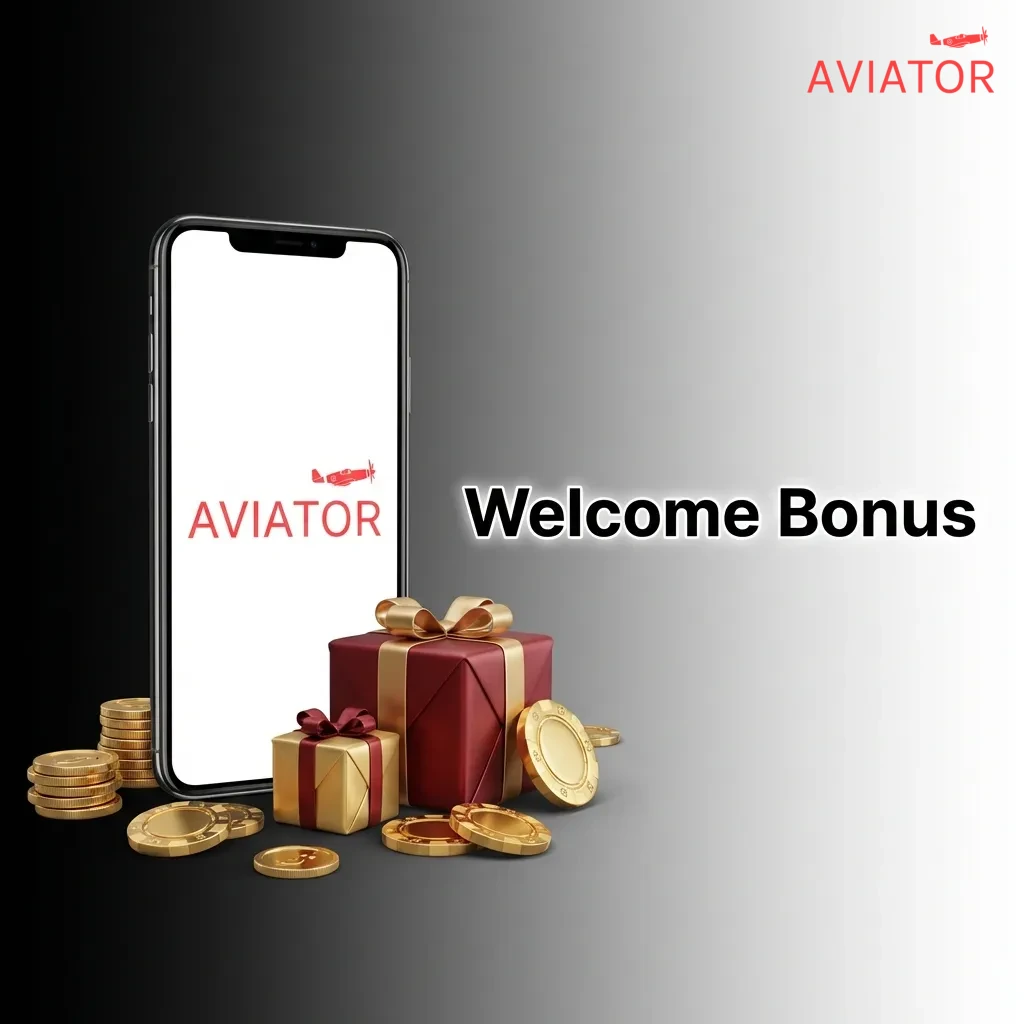New player receiving welcome bonus with deposit match and free spins for Aviator game