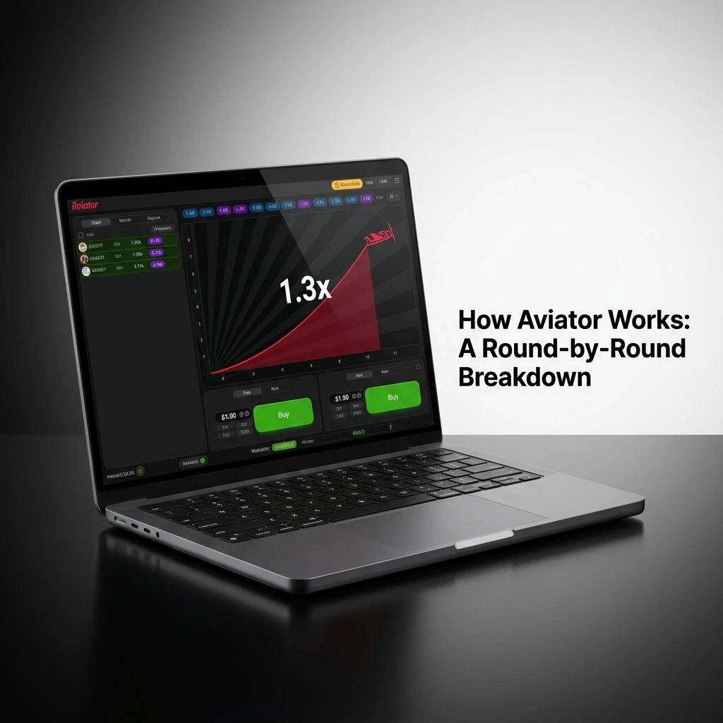 Aviator game round breakdown showing plane multiplier climb, cash out button, and provably fair betting phases by Spribe