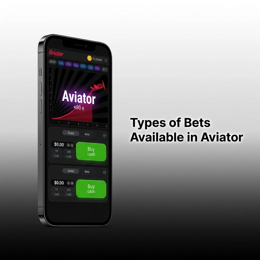Aviator betting options including single bet, double bet, auto-bet and auto-cashout features explained